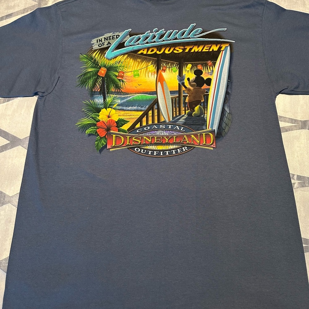 Disneyland Official - Blue Graphic Men's T-Shirt